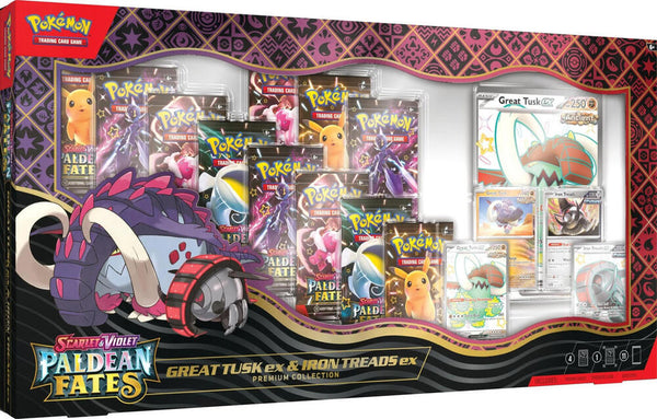 Paldean Fates: Great Tusk ex & Iron Treads ex Box