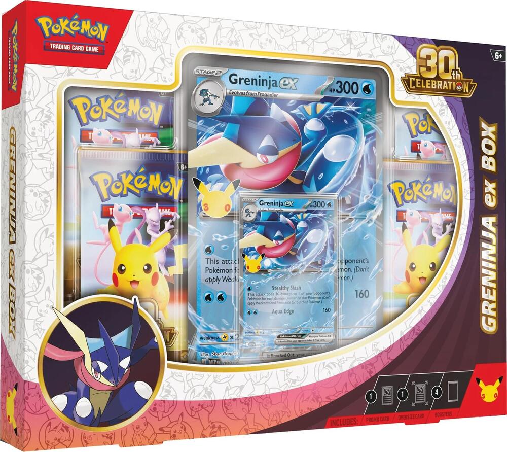 Pokemon 30th Anniversary Greninja Box