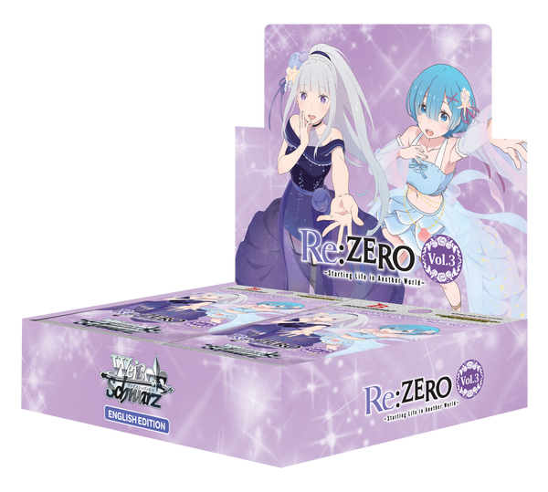 Re:Zero Weiss Schwarz Vol. 3 English Case!