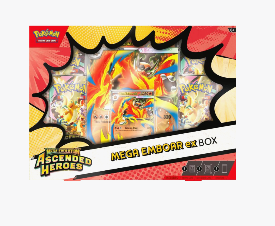 Heroes Who Ascend Mega Feraligatr, Meganium or Emboar Box