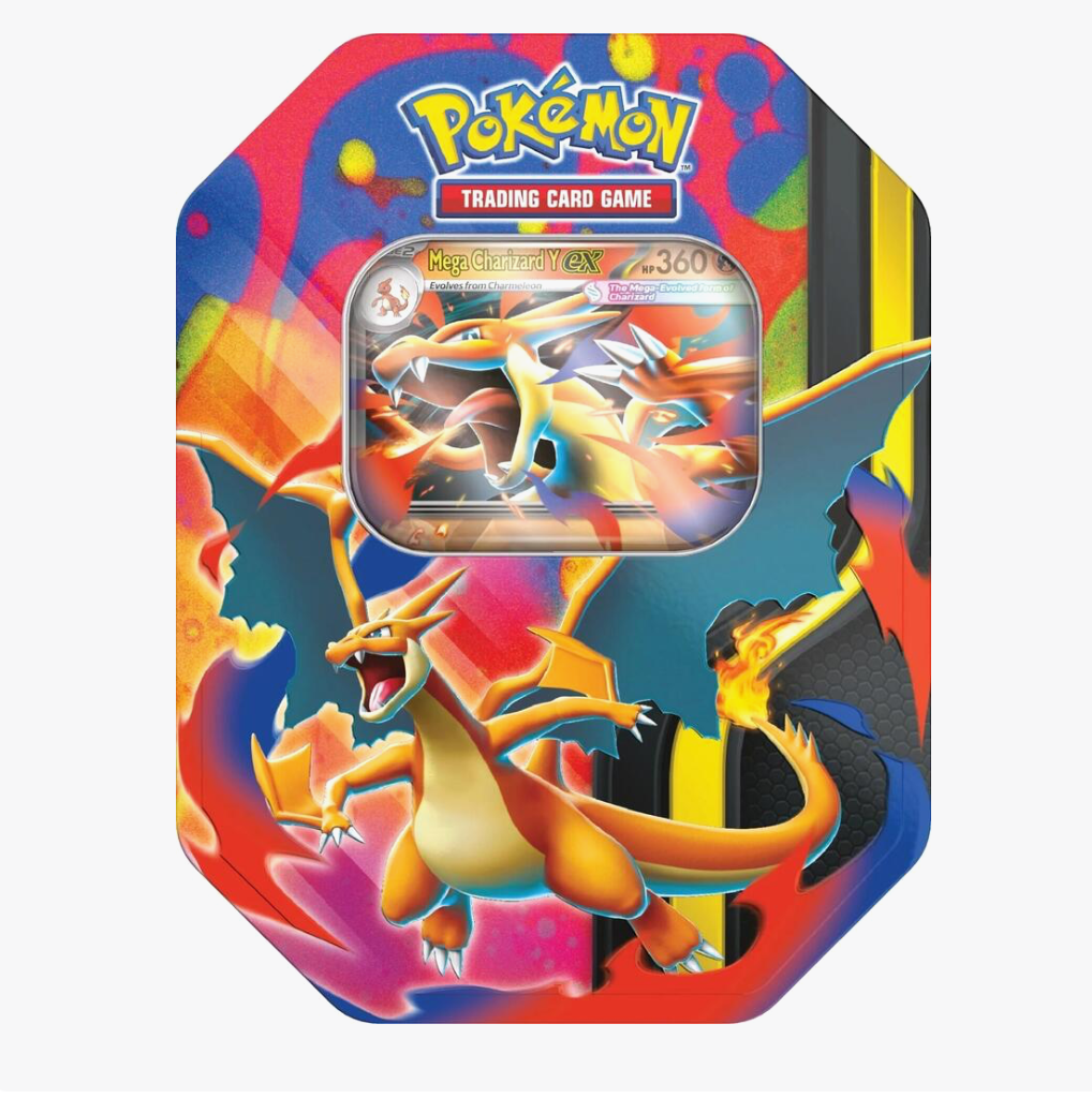 Charizard Mega X or Y Tin