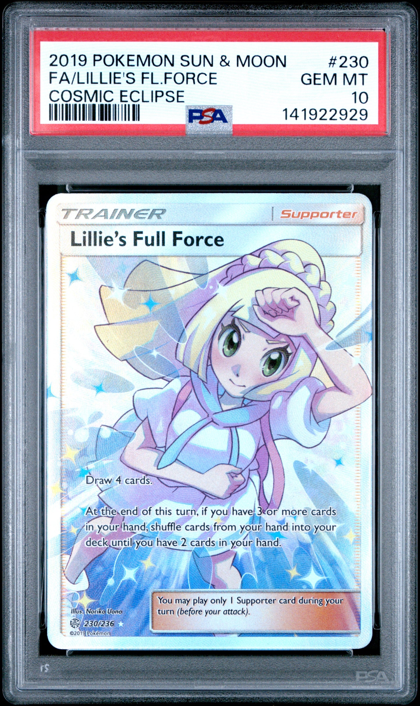 2019 Lillie's Full Force PSA 10